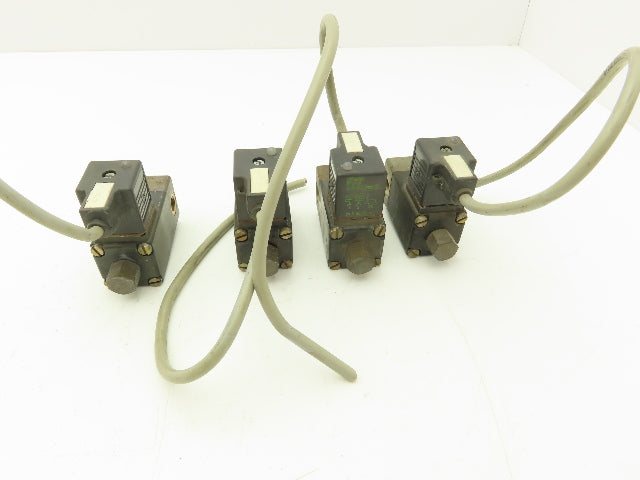 Burkert Solenoid Valve Coil 24V 8W 10 Bar 1/8"-Fine NPT Lot Of 4