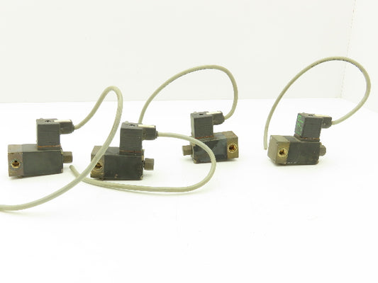 Burkert Solenoid Valve Coil 24V 8W 10 Bar 1/8"-Fine NPT Lot Of 4