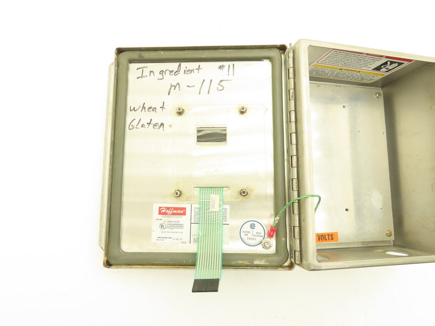 Hoffman A-1008CHNFSS Stainless Enclosure 10x8x4 AccuRate Feed Rate Display Cover