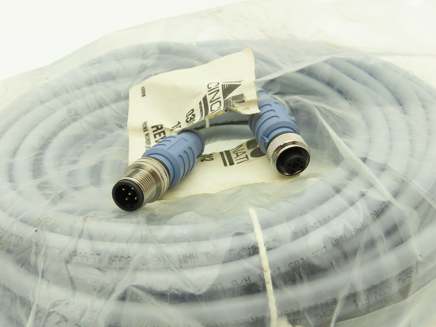 Valco 030XX742 5-Pin Screw-On Connector 15 Meter Cable 22AWG
