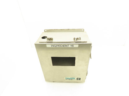 Hoffman A-1412CHNFSS/SPL Stainless Enclosure 14x12x6" Junction Box w/Backplate