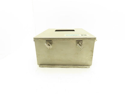 Hoffman A-1412CHNFSS/SPL Stainless Enclosure 14x12x6" Junction Box w/Backplate
