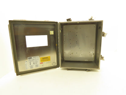 Hoffman A-1412CHNFSS/SPL Stainless Enclosure 14x12x6" Junction Box w/Backplate