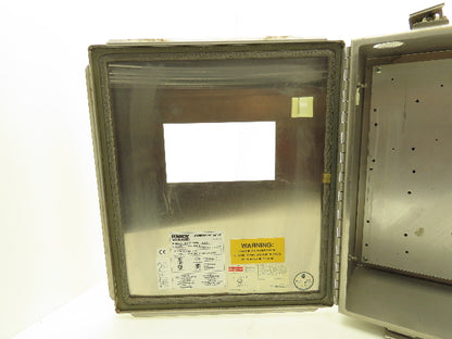 Hoffman A-1412CHNFSS/SPL Stainless Enclosure 14x12x6" Junction Box w/Backplate