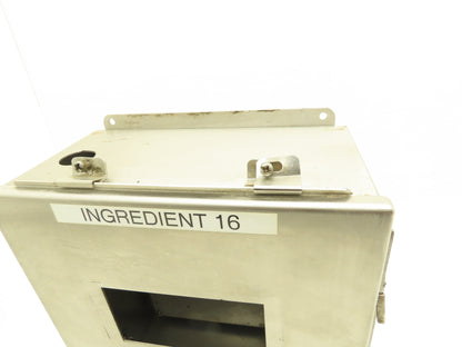 Hoffman A-1412CHNFSS/SPL Stainless Enclosure 14x12x6" Junction Box w/Backplate