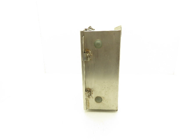 Hoffman A-1412CHNFSS/SPL Stainless Enclosure 14x12x6" Junction Box w/Backplate