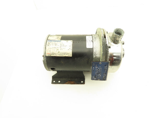 Scot 231 Stainless Centrifugal Pump 1.25 x 1" NPT 1.5Hp 3500 RPM 460V 3PH