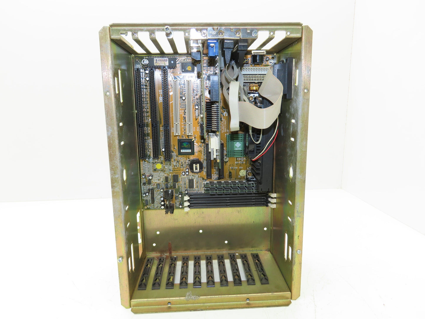 Industrial Computer Source OEMC-8MB Case Motherboard 333MHz CPU RAM VGA Ethernet