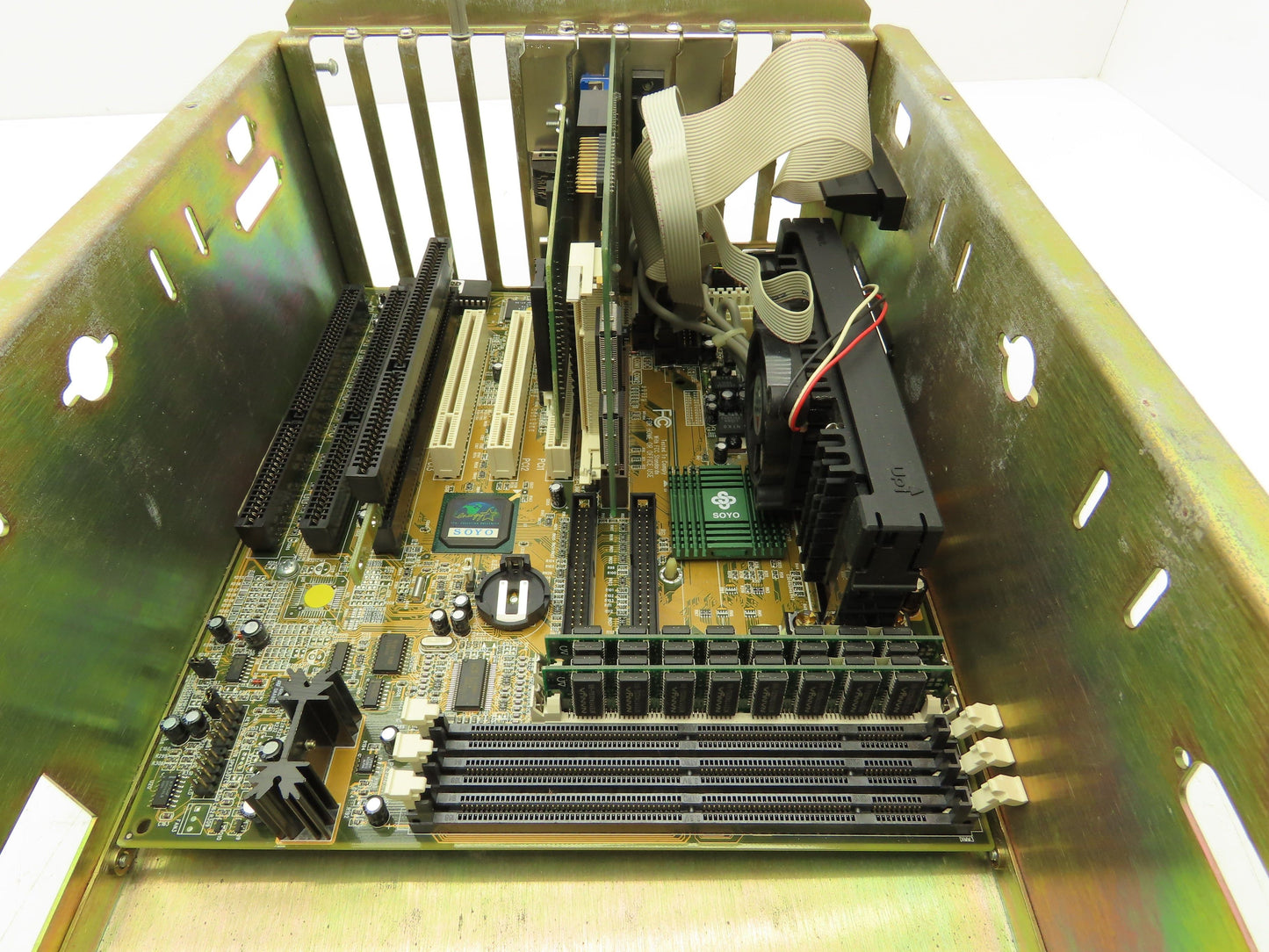Industrial Computer Source OEMC-8MB Case Motherboard 333MHz CPU RAM VGA Ethernet