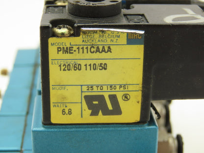 Mac 714C-12-PI-111CA Solenoid Valve 120VAC 6.8W Lot of 5