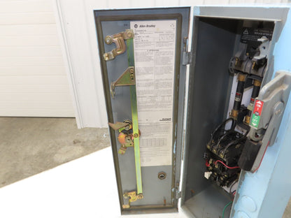 Allen Bradley Size 1 Fusible Combination Motor Starter 10Hp 600V 3PH