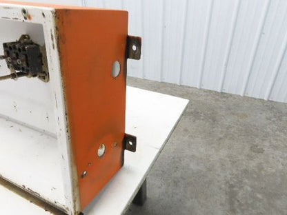 Electrical Enclosure Wall Mount 42x16x8" Disconnect Handle Backplate