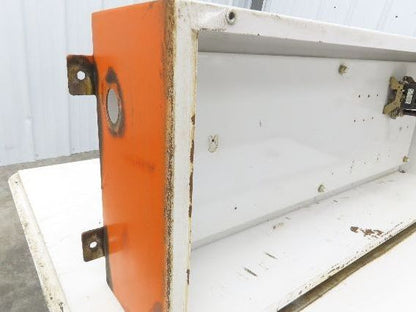 Electrical Enclosure Wall Mount 42x16x8" Disconnect Handle Backplate