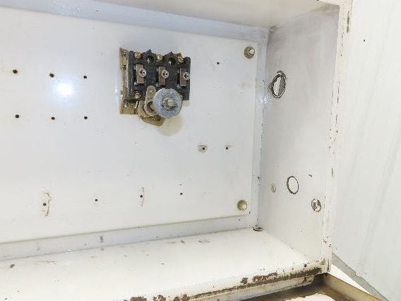 Electrical Enclosure Wall Mount 42x16x8" Disconnect Handle Backplate