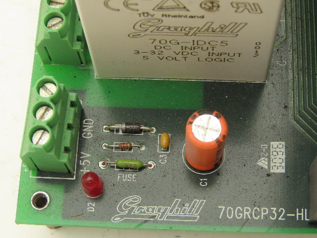 Grayhill 70GRCP32-HL PLC Relay 32-Channel Circuit PMX32D Board 70G-IDC5 Relays