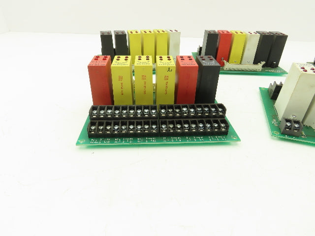 Opto 22 PB24HQ Circuit Boards with IDC5Q IAC5Q ODC5Q OAC5Q Relays Lot of 5