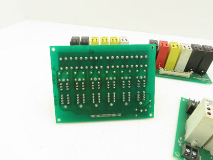 Opto 22 PB24HQ Circuit Boards with IDC5Q IAC5Q ODC5Q OAC5Q Relays Lot of 5