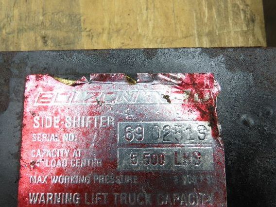 Bolzoni Auramo Forklift Class 2 SideShift Attachment 16" x 41" Wide 5500lbs