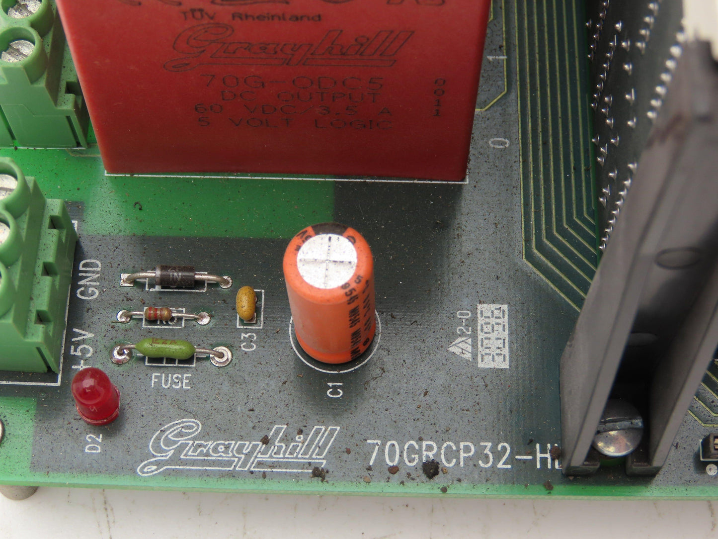 Grayhill 70GRCP32-HL PLC Relay 32-Channel Circuit PMX32D Board 70G-IDC5 Relays