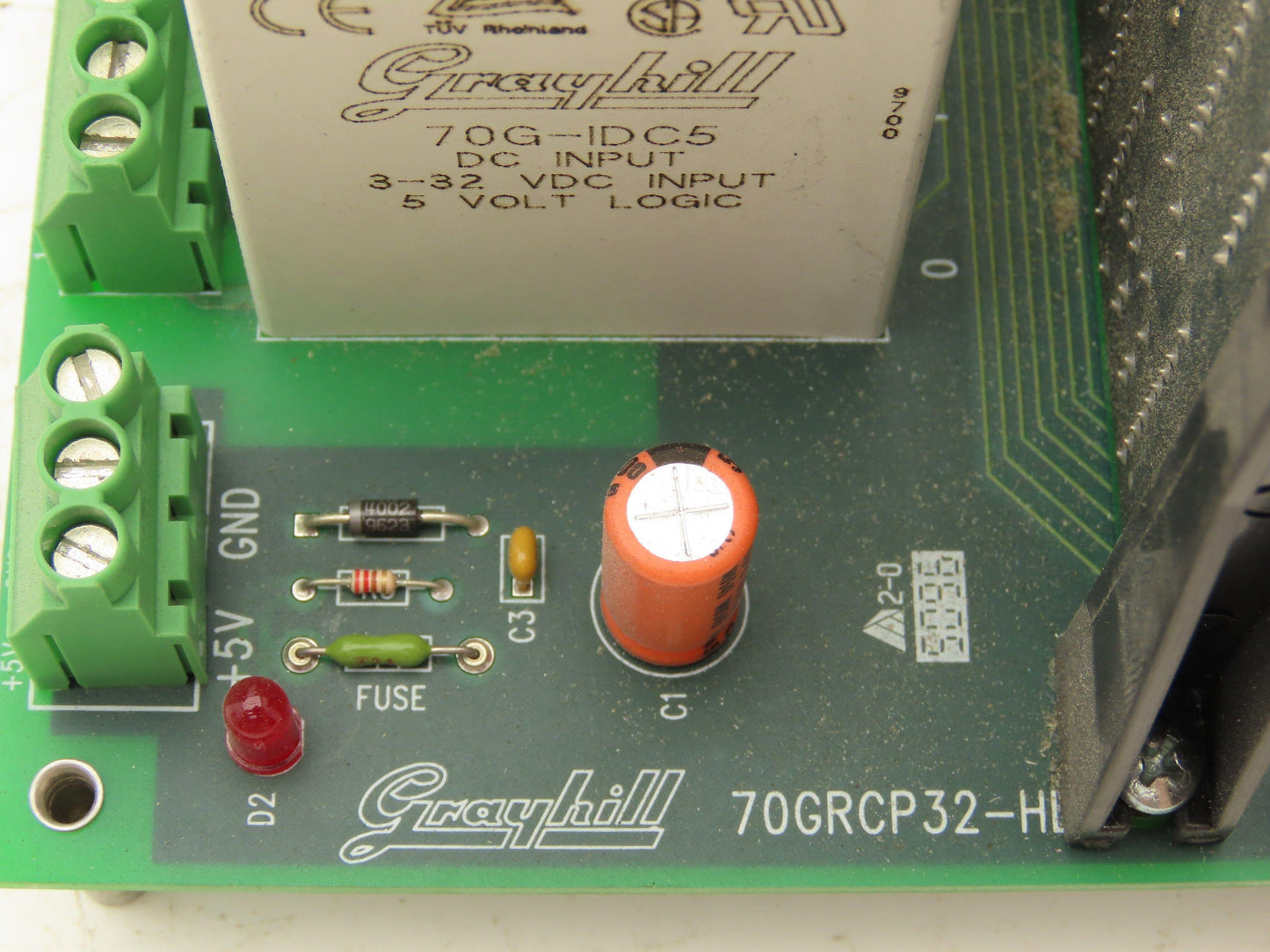 Grayhill 70GRCP32-HL PLC Relay 32-Channel Circuit PMX32D Board 70G-IDC5 Relays