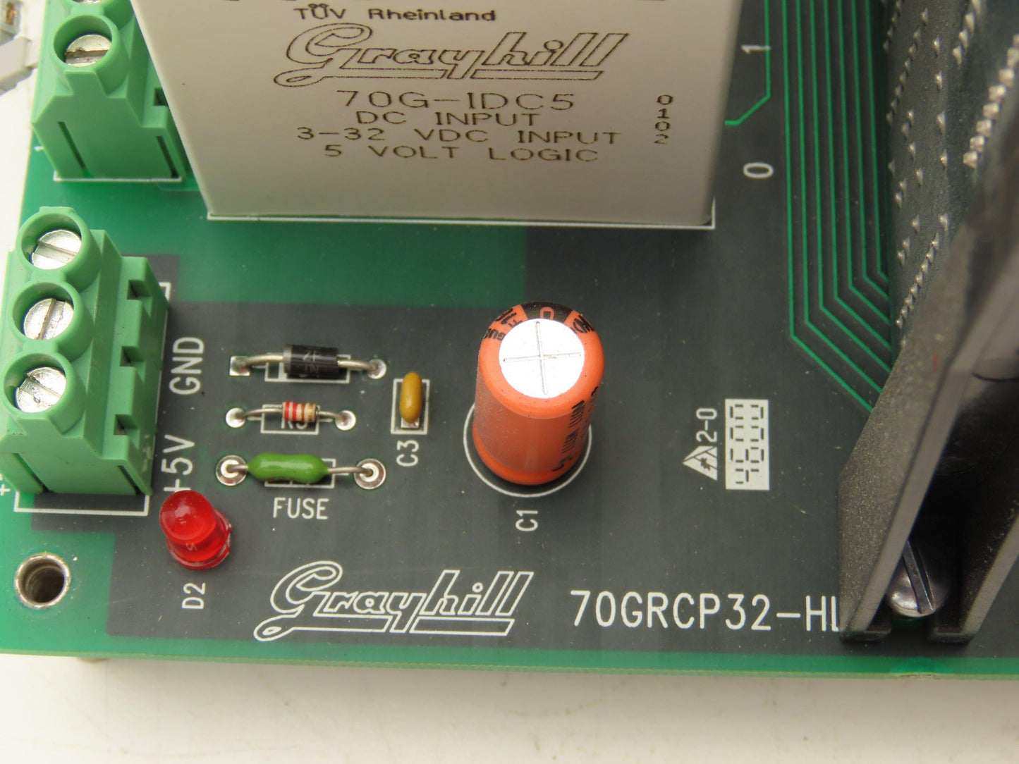 Grayhill 70GRCP32-HL PLC Relay 32-Channel Circuit PMX32D Board 70G-IDC5 Relays