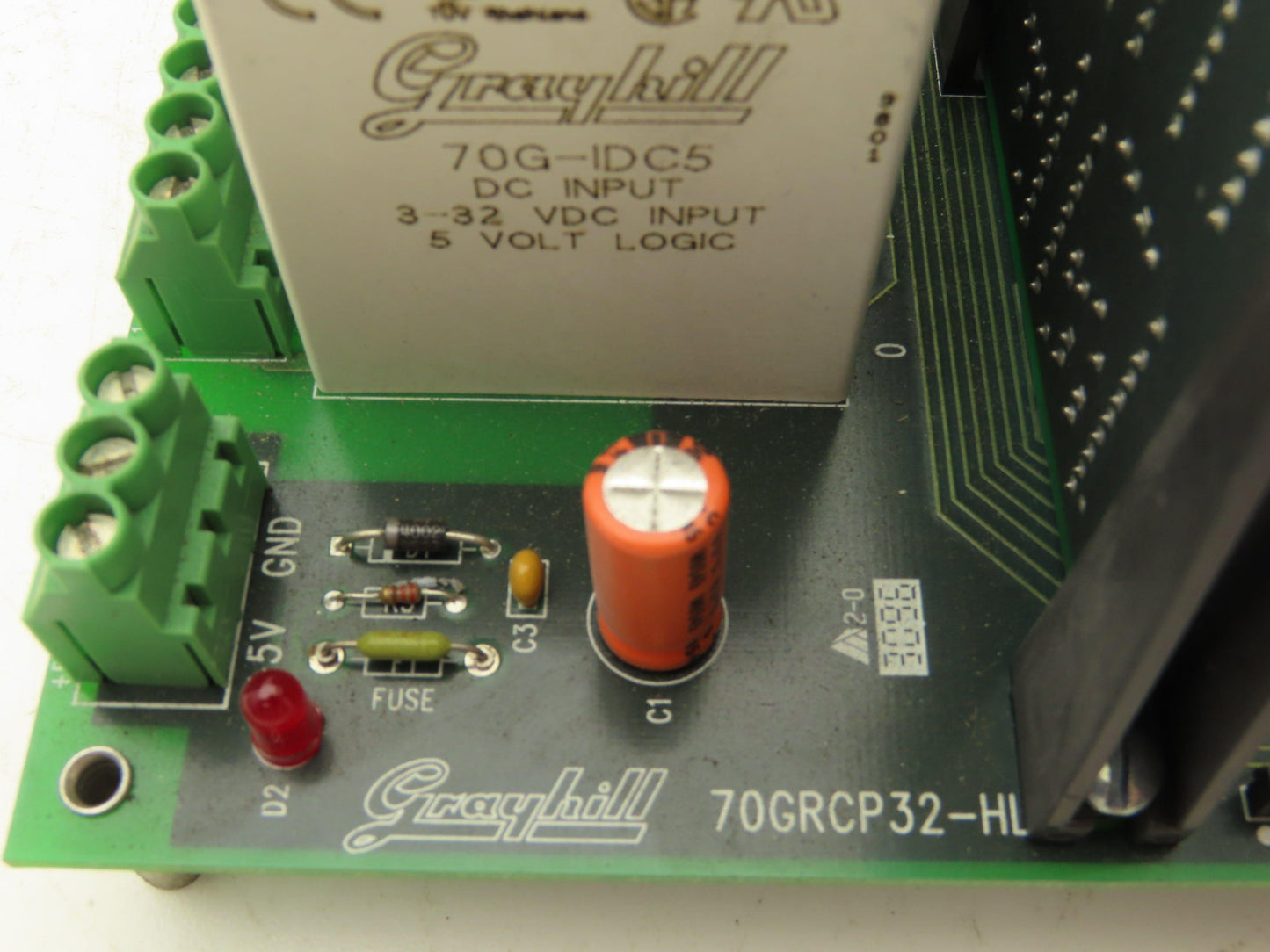 Grayhill 70GRCP32-HL PLC Relay 32-Channel Circuit PMX32D Board 70G-IDC5 Relays