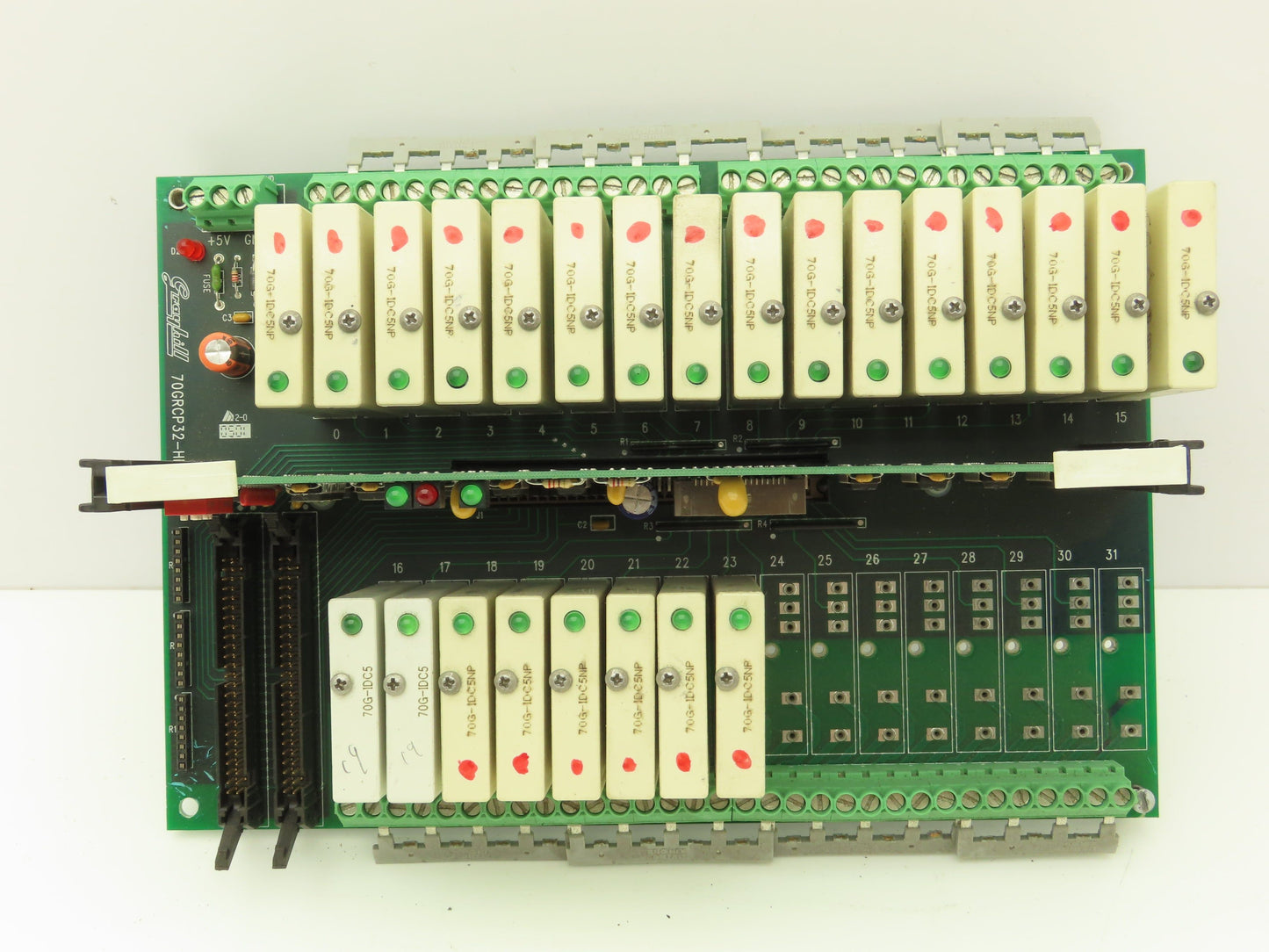 Grayhill 70GRCP32-HL PLC Relay 32-Channel Circuit PMX32D Board 70G-IDC5 Relays