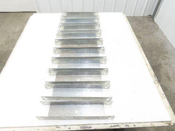 Pallet Rack 12" Spacer Back to Back Row Galvanized Steel Teardrop Lot of 10