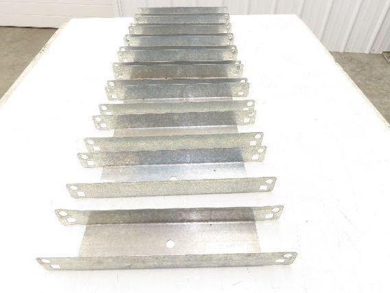 Pallet Rack 12" Spacer Back to Back Row Galvanized Steel Teardrop Lot of 10