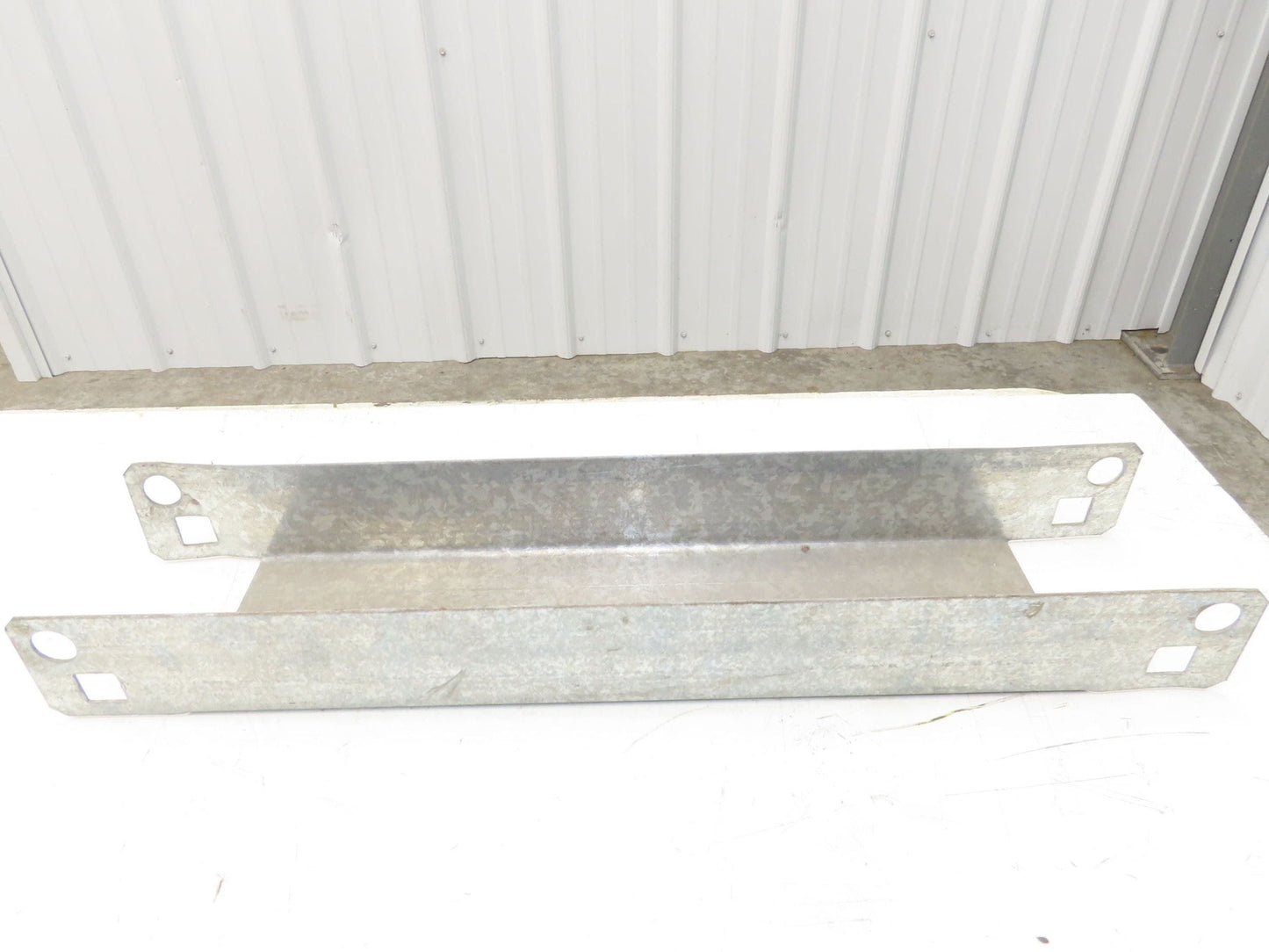 Pallet Rack 12" Spacer Back to Back Row Galvanized Steel Teardrop Lot of 10