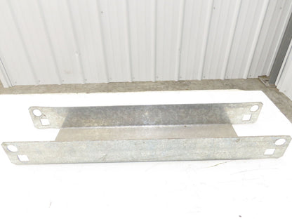 Pallet Rack 12" Spacer Back to Back Row Galvanized Steel Teardrop Lot of 10