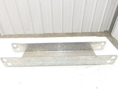 Pallet Rack 12" Spacer Back to Back Row Galvanized Steel Teardrop Lot of 10