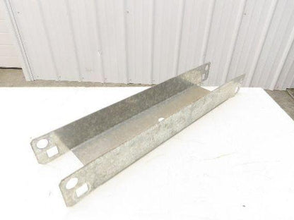 Pallet Rack 12" Spacer Back to Back Row Galvanized Steel Teardrop Lot of 10
