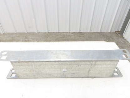Pallet Rack 12" Spacer Back to Back Row Galvanized Steel Teardrop Lot of 10