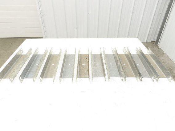 Pallet Rack 12" Spacer Back to Back Row Galvanized Steel Teardrop Lot of 10