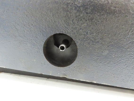 18 Ton Industrial Machine Leveling Feet 9x12" Pad 1"-14 Thread  Set of 4 Blue