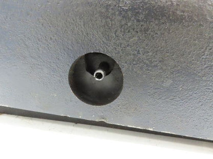 18 Ton Industrial Machine Leveling Feet 9x12" Pad 1"-14 Thread  Set of 4 Blue