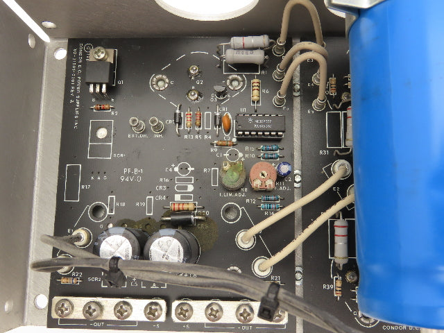 Condor F24-12-A+ Power Supply 120/240VAC 5.8/3A Input 24VDC 12A Output Lot of 2