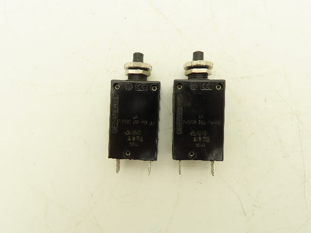 E-T-A 2-5700-IG2-P10-DD Circuit Breakers 250VAC 28VDC 0.7A-16A Mixed Lot of 23