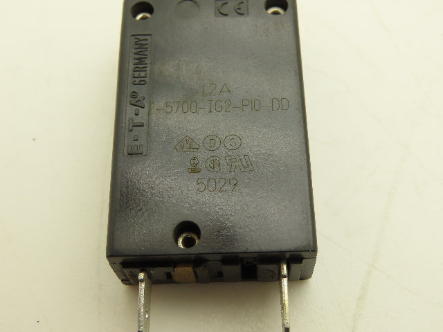 E-T-A 2-5700-IG2-P10-DD Circuit Breakers 250VAC 28VDC 0.7A-16A Mixed Lot of 23