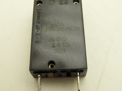 E-T-A 2-5700-IG2-P10-DD Circuit Breakers 250VAC 28VDC 0.7A-16A Mixed Lot of 23