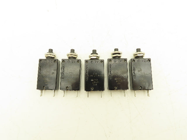 E-T-A 2-5700-IG2-P10-DD Circuit Breakers 250VAC 28VDC 0.7A-16A Mixed Lot of 23