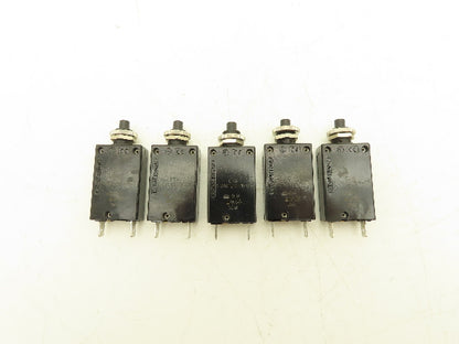 E-T-A 2-5700-IG2-P10-DD Circuit Breakers 250VAC 28VDC 0.7A-16A Mixed Lot of 23