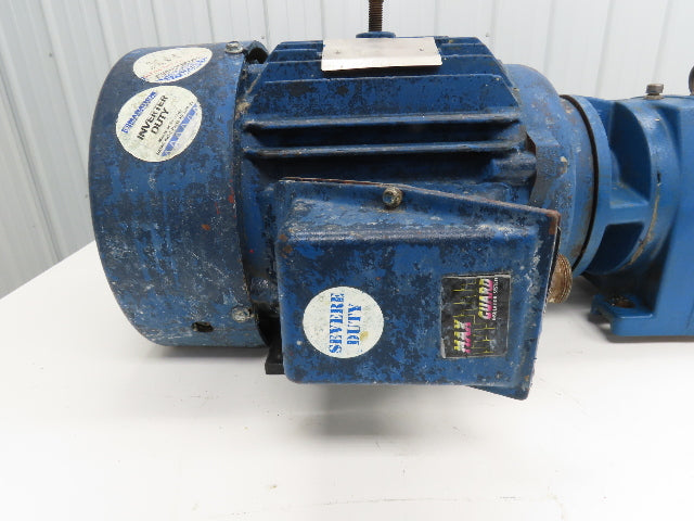 Marathon JVK254TTFNA6529BAL Inline Gearmotor 15Hp 493rpm 230/460V 3PH 254T 3.6:1