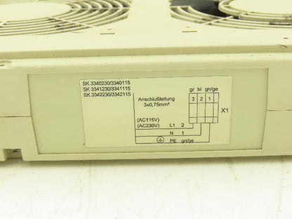 Rittal SK 3341230 Rack-Mounted Cooling Fans 230VAC 54W Minor Cosmetic Damage
