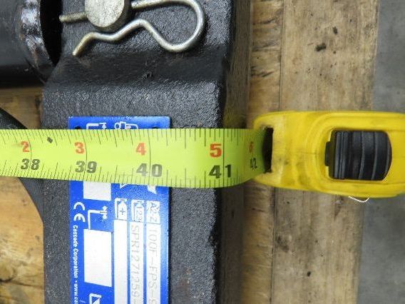 Cascade Forklift Class 3 SideShift Fork Positioner Attachment 20"x 41" W 10000lb