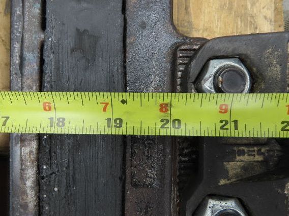 Cascade Forklift Class 3 SideShift Fork Positioner Attachment 20"x 41" W 10000lb