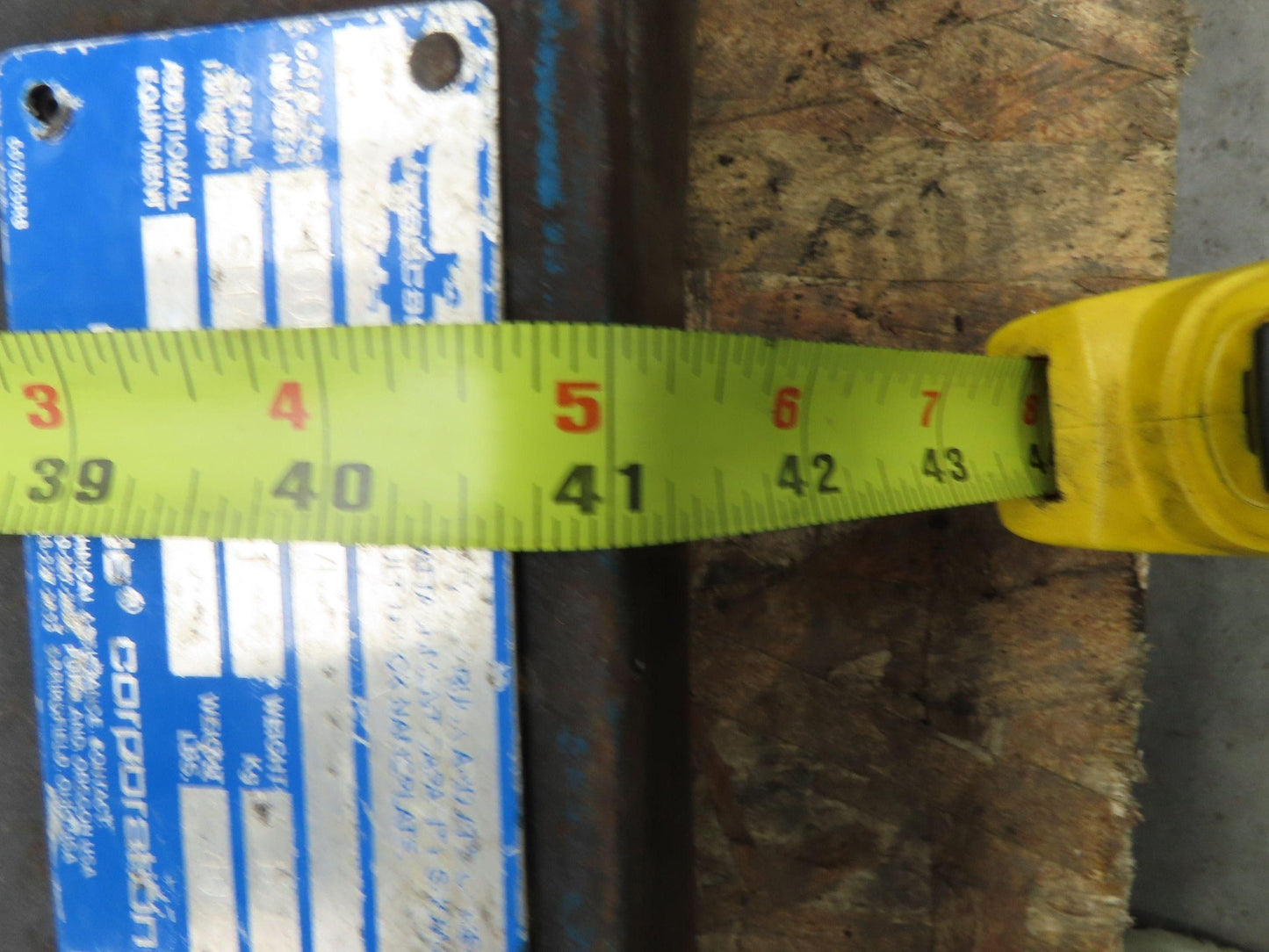 Cascade Forklift Class 3 SideShift Fork Positioner Attachment 20"x 41" W 10000lb