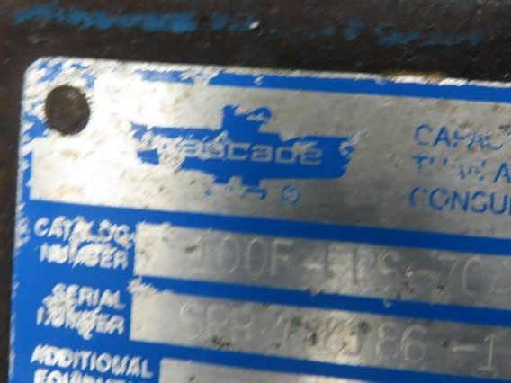 Cascade Forklift Class 3 SideShift Fork Positioner Attachment 20"x 41" W 10000lb