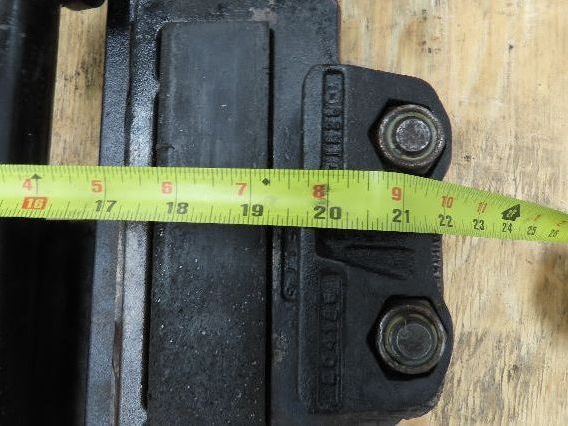 Cascade Forklift Class 3 SideShift Fork Positioner Attachment 20"x 41" W 10000lb